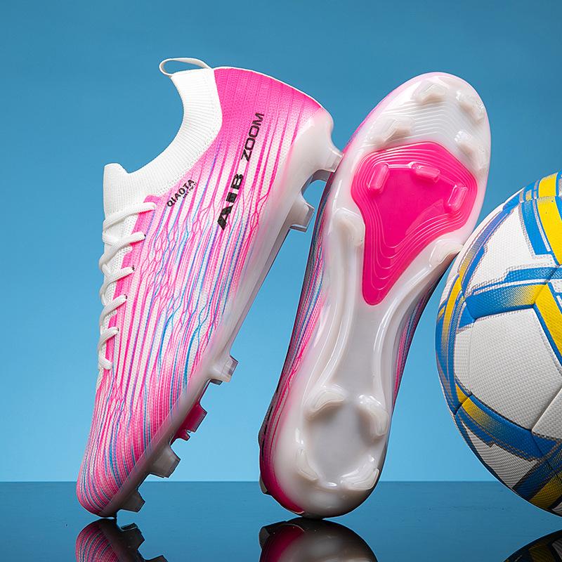 Men'S And Women'S Long-Nail Football Shoes Training Shoes Competition Youth Lace-Up Soccer Shoes