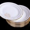 Jingdezhen Nordisches Goldinlay 58-teiliges Bone China Geschirrset