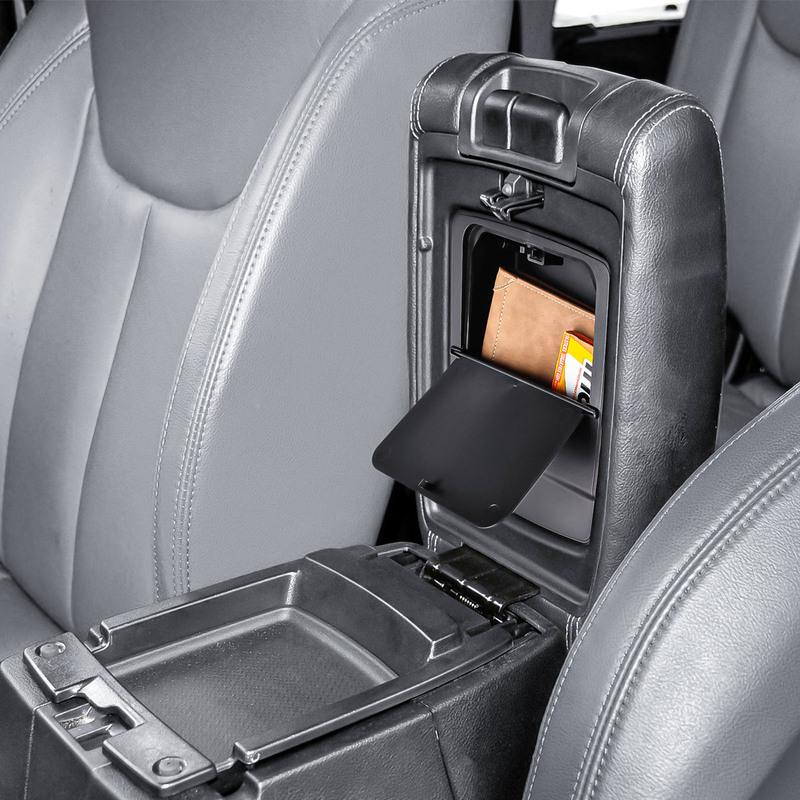 Armrest Hidden Box Tray for Jeep Wrangler JK/JKU 2011-2016 2017 2018 Center Console Organizer Secret Hidden Interior Accessories