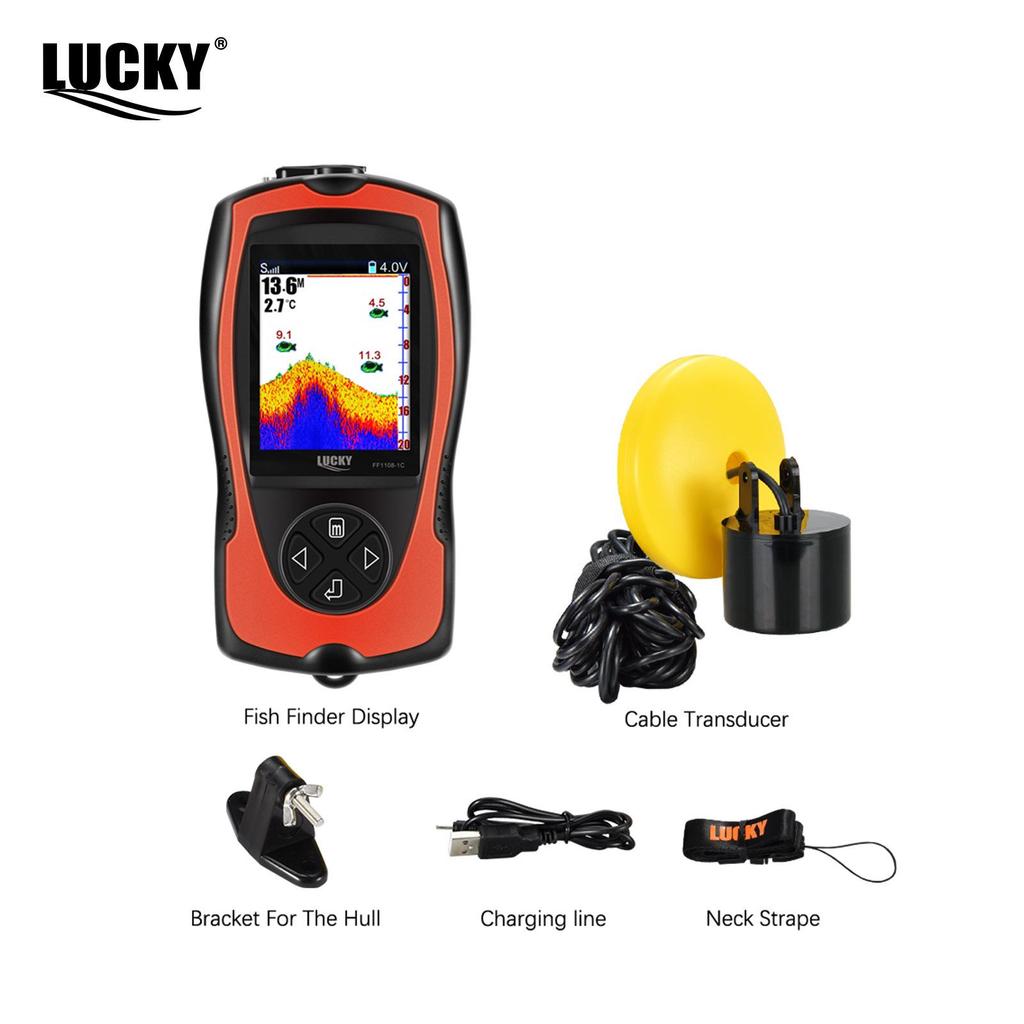 LUCKY Wired Fish Finder with Color Screen