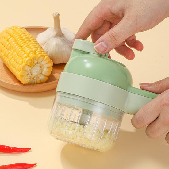 Mini Garlic Chopper Electric Vegetable Cutter Portable Garlic Ginger Crusher