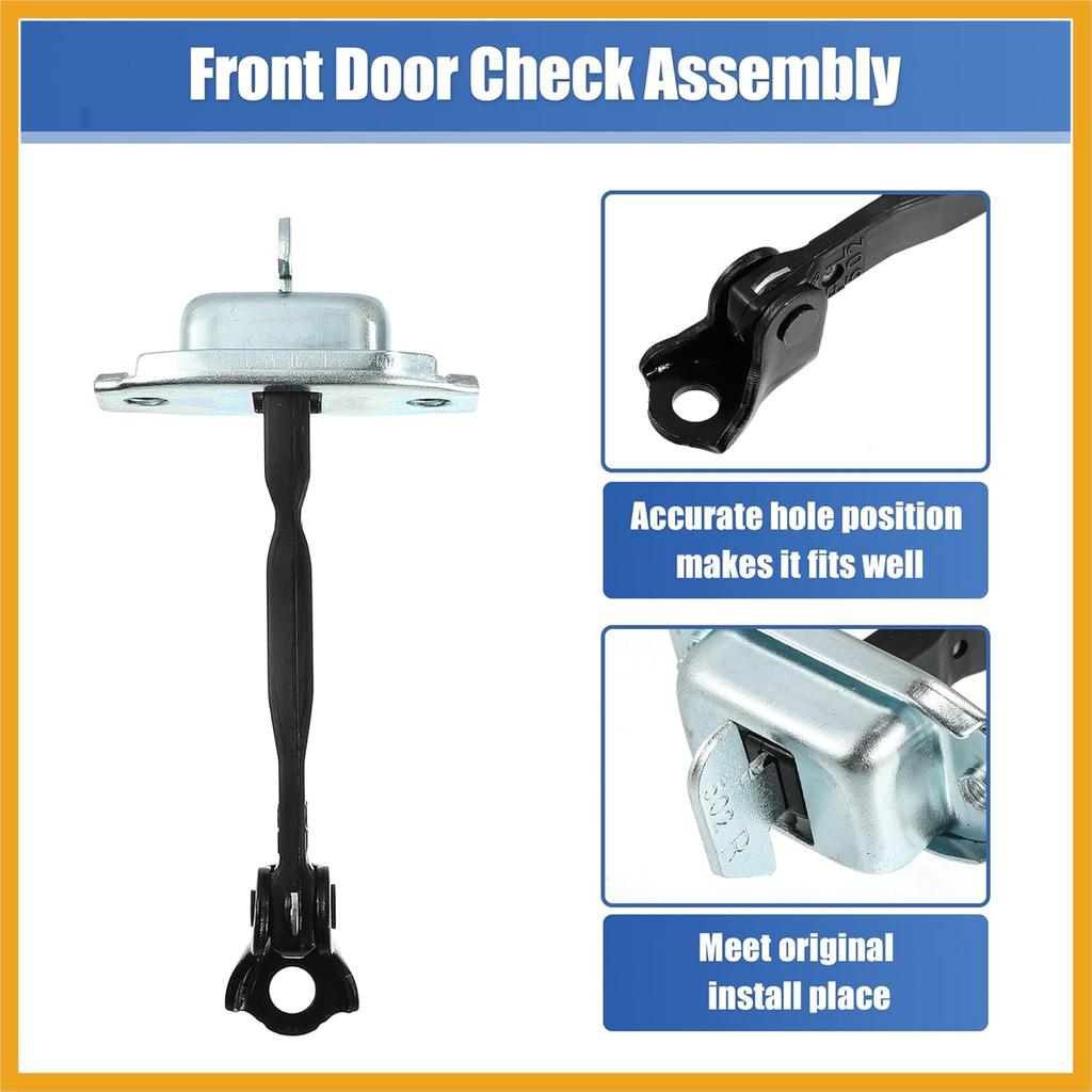 Front Left Door Check Stop Strap Limiter Door Check Arm Assembly 68620-02061 for Toyota Prius for Toyota Corolla Matrix LH Driver Side Door Stopper