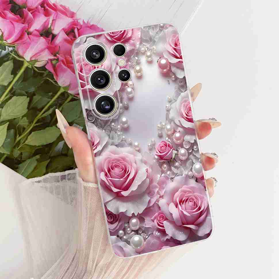 For Samsung Galaxy S25 Ultra 5G Case Beautiful Butterfly Soft Silicone Cover For Samsung S 25 S25 Ultra SM-S938B Casing Coque