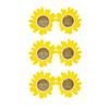 Sunflower Glasses Funny Clown Sunglasses Adults Horror Movie Costume for Summer Beach Pool Party Halloween Cosplay