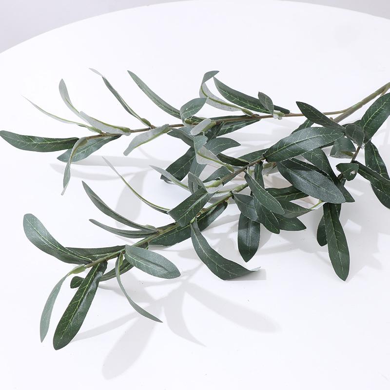 5PC Artificial Fake Plant Olive Green Branches Christmas Home Living Room Vase Decoration Wedding Outdoor Bonsai Fruit Trees