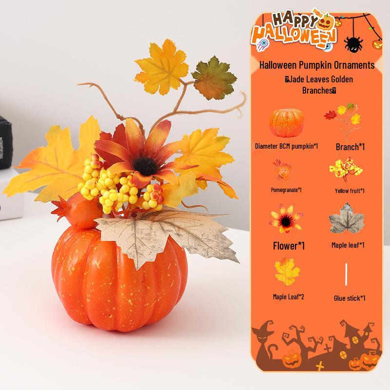 Children s Handmade DIY Halloween Pumpkin Decorations for Indoor Scenes No Specification
