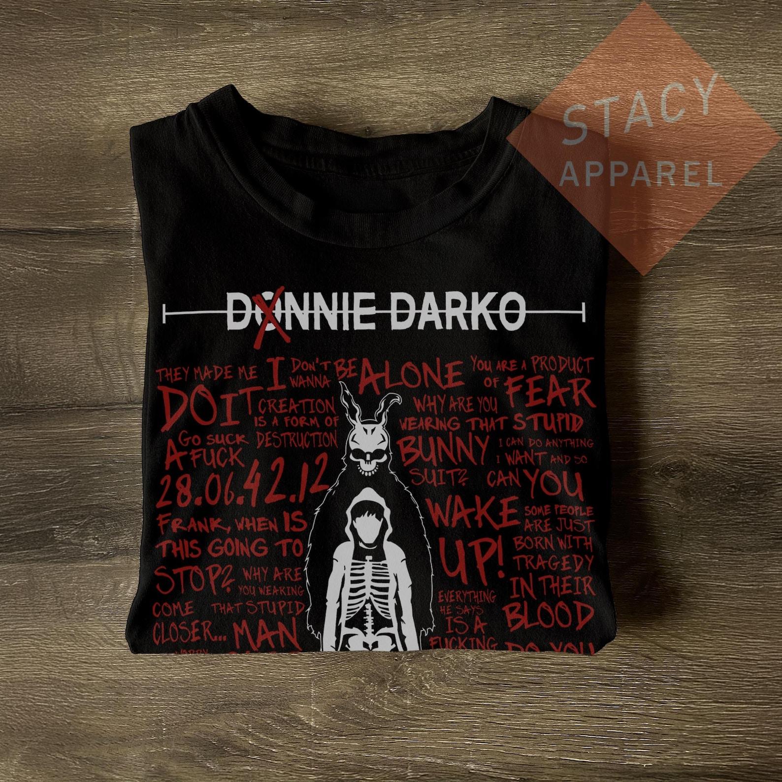 Limited Donnie Darko Unisex T-shirt - Frank the Rabbit Inspired Heavy Cotton Tee M