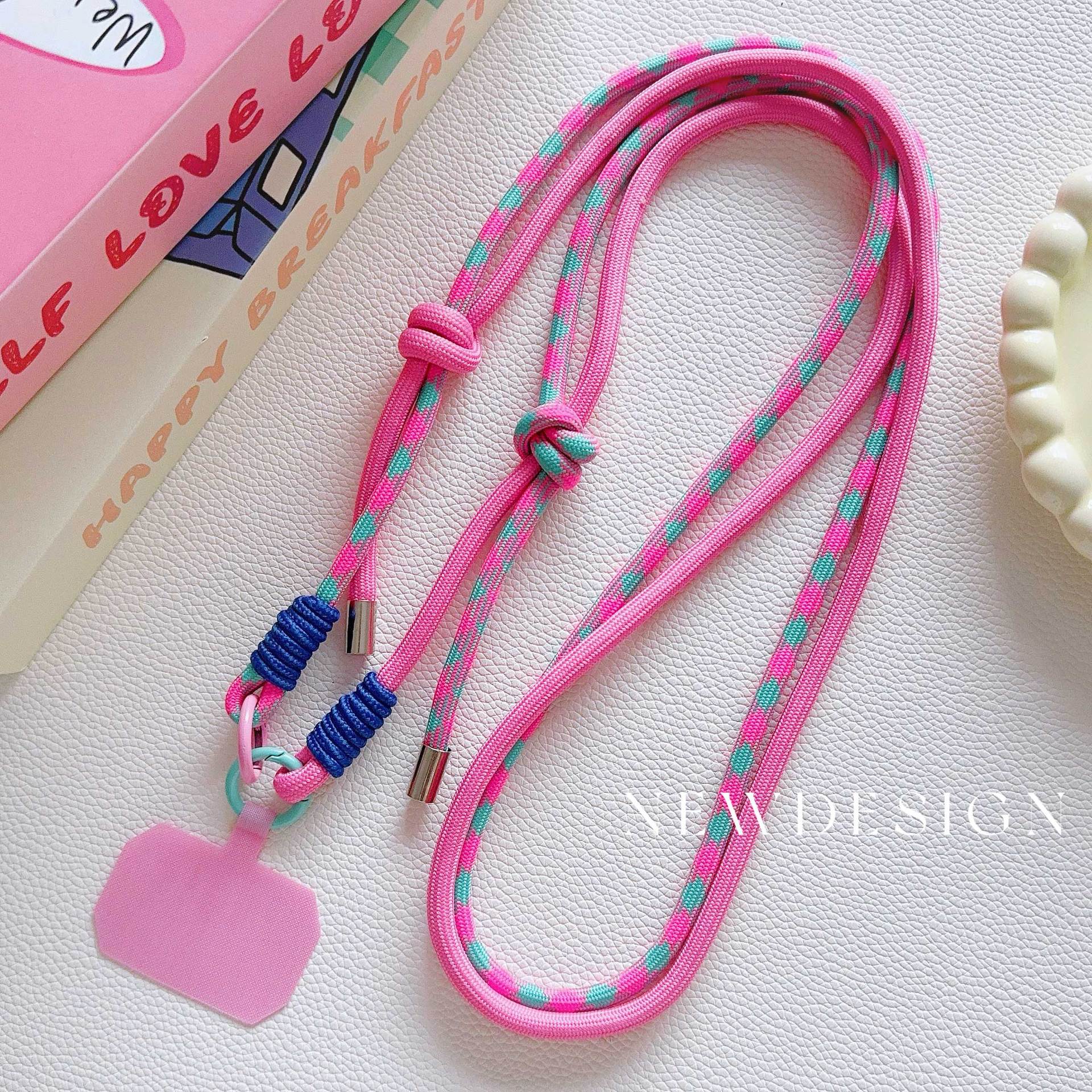 

Новий багатофункціональний шнурок для мобільного телефону Crossbody, що обертається на 360°, універсальний патч для шнурка для мобільного телефону