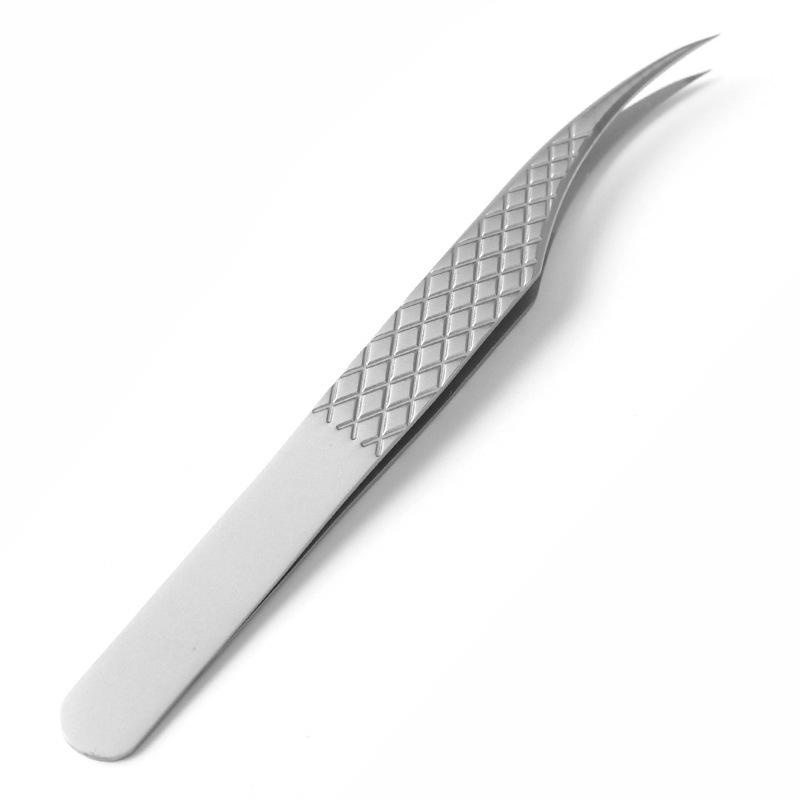 Dolphin Gold Feather High Precision False Eyelash Extension Tweezers