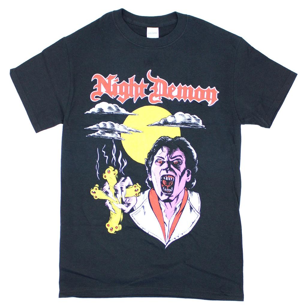 Men's Night Demon Fright Night T-Shirt Mens Womens Tees Top T-Shirt Mens Womens Tees Top Black