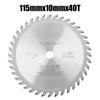 Kreissägeblatt Elektrowerkzeuge 10mm Hartmetall Hartmetallbestücktes Kreissägeblatt zum Schneiden von Kunststoffplatten Metallblechen