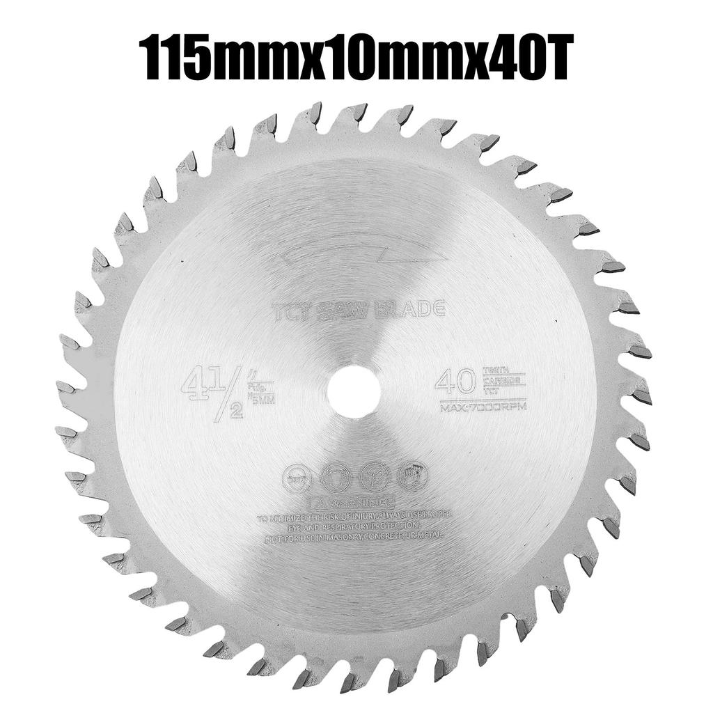 Kreissägeblatt Elektrowerkzeuge 10mm Hartmetall Hartmetallbestücktes Kreissägeblatt zum Schneiden von Kunststoffplatten Metallblechen
