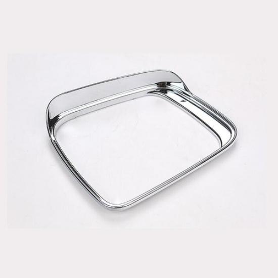 For 2011- Jeep Grand Cherokee Chrome Side Mirror Rain Eyebrow Cover Trim 2P