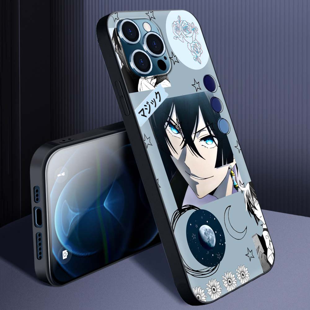 Anime The Case Study of Vanitas Luxus Handyhülle Für iPhone 13 14 11 12 Pro Max 7 8 Plus SE X XR XS Max Weiche Hülle Schwarze Hülle