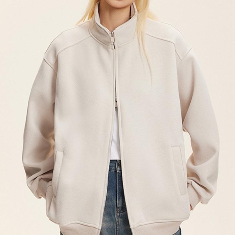 

Unisex American-Style Double-Zip Hoodie Jacket, 2024 Spring/Autumn Collection XL