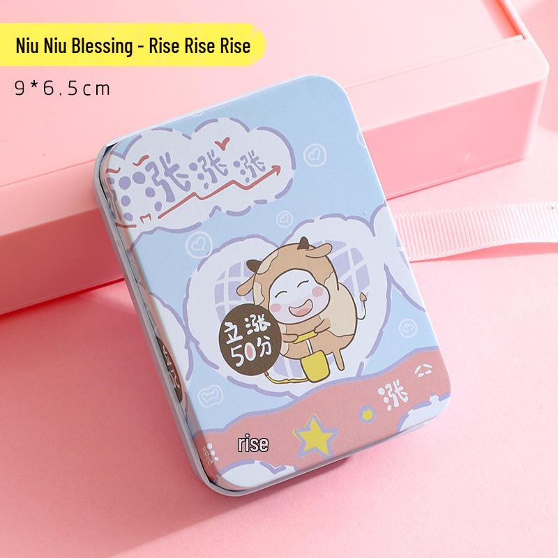 Creative Cartoon Mini Card and Hairpin Storage Tin Box