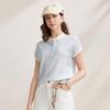Zhao Jun Women's Lace Jacquard Knit Short Sleeve Top