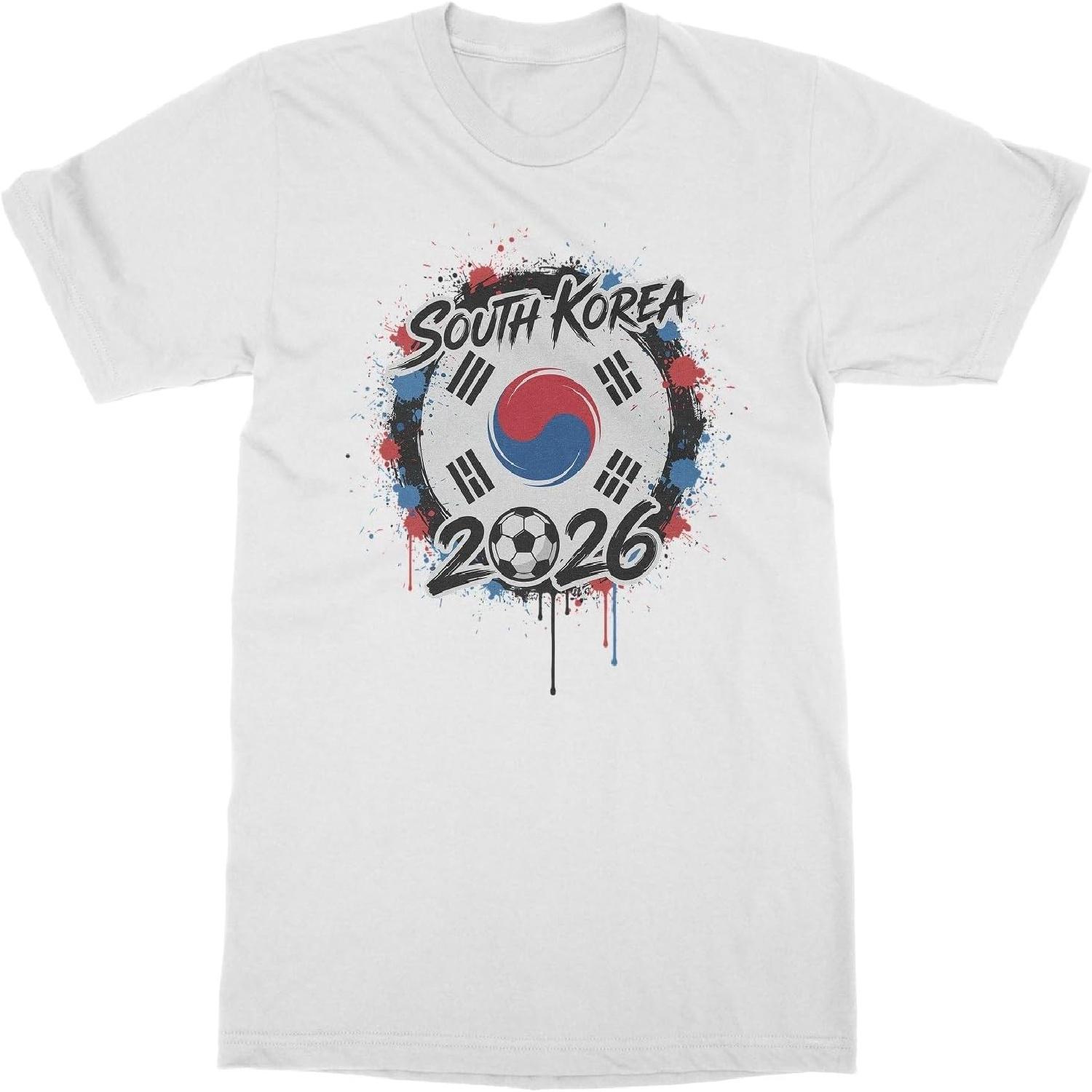 Tutiinca South Korea Inspired Soccer Graphic - 2026 World Fans Unisex T-Shirt S