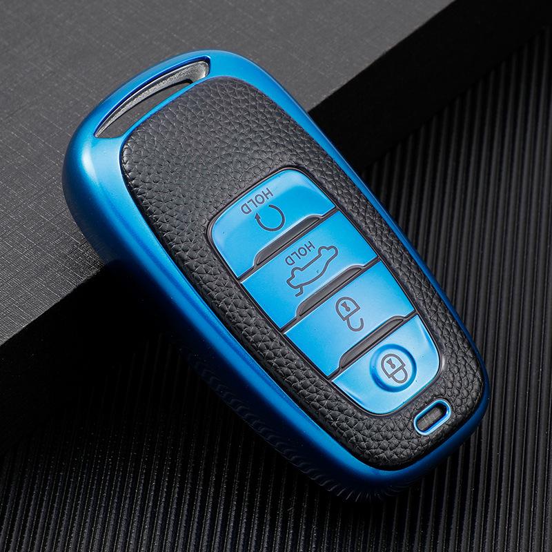Car Key Case: Compatible with Hongqi H5, H9, E-HS9, H7, E-QM5 & HS5 Models