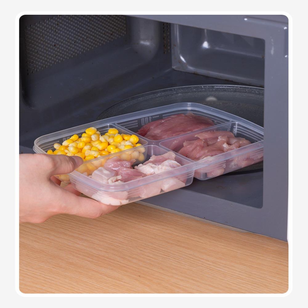 Portable Food Preparation Storage Box 4/5/6Grids Onion Ginger Fresh Storage