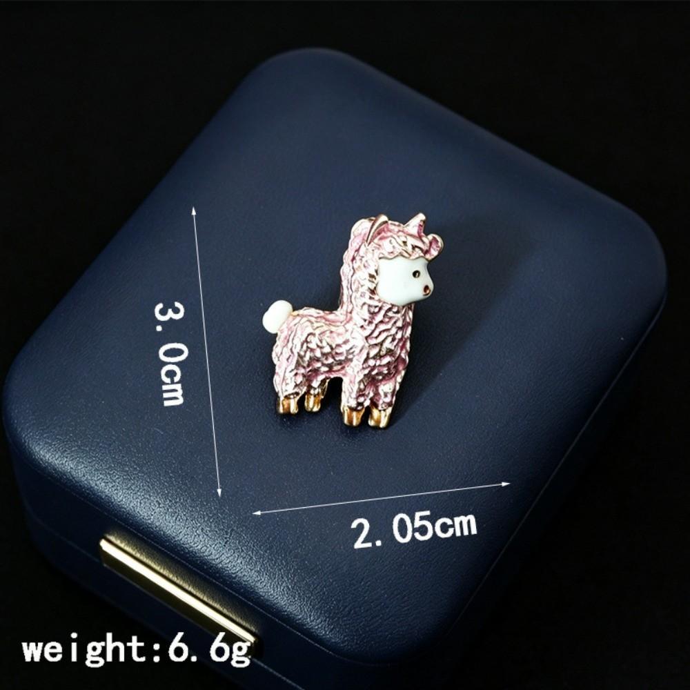 Shiny Rhinestone Sheep Brooch Faux Pearl Lapel Pin Gifts Cardigan Clip Clothing Accessories