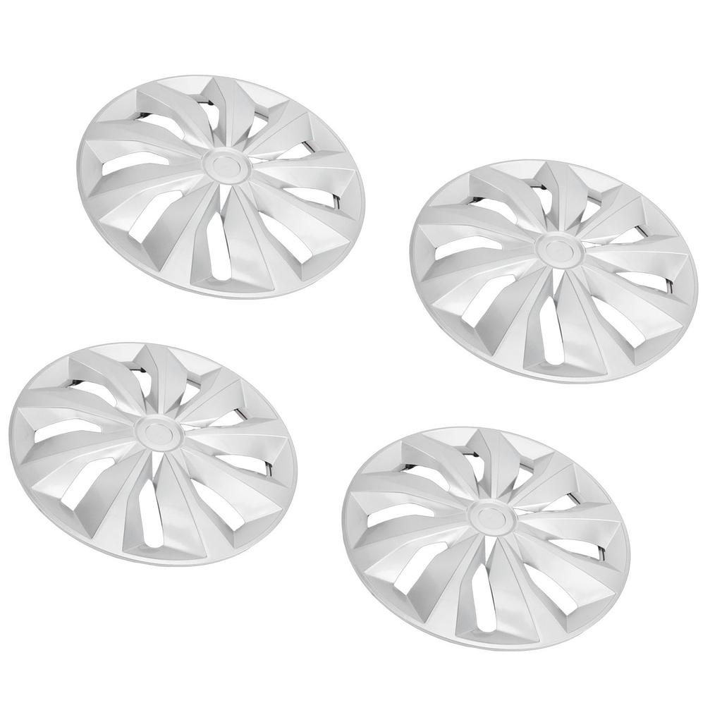 4 Pezzi Copricerchi 15 Pollici ABS Eleganti R15 Coprimozzi Sostituzione per Auto 208 Camion SUV