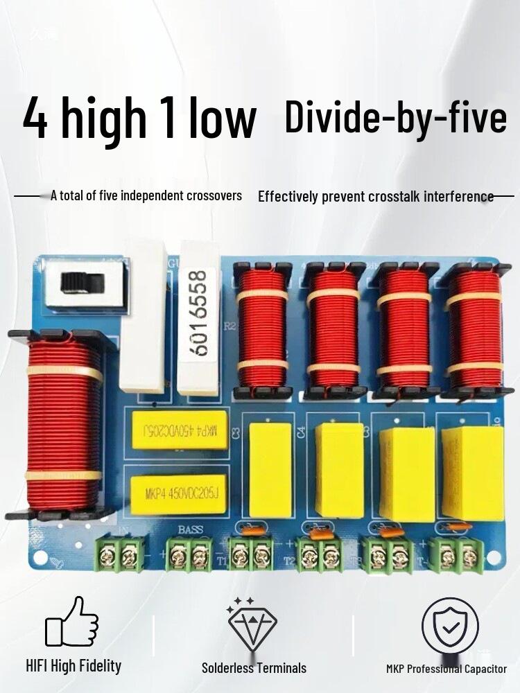 DIY High-Power, No-Weld Speaker Crossover: 2-Way to 5-Way HIFI
