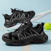 Casual shoes Outdoor casual running shoes Mesh breathable dad shoes Flying woven sneakers