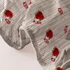 1 Simple Modern Heart-Shaped And Flowers Pattern Frosted Bedsheet, Bedroom Printed Bedspread, Bedding (Excluding Pillowcases)