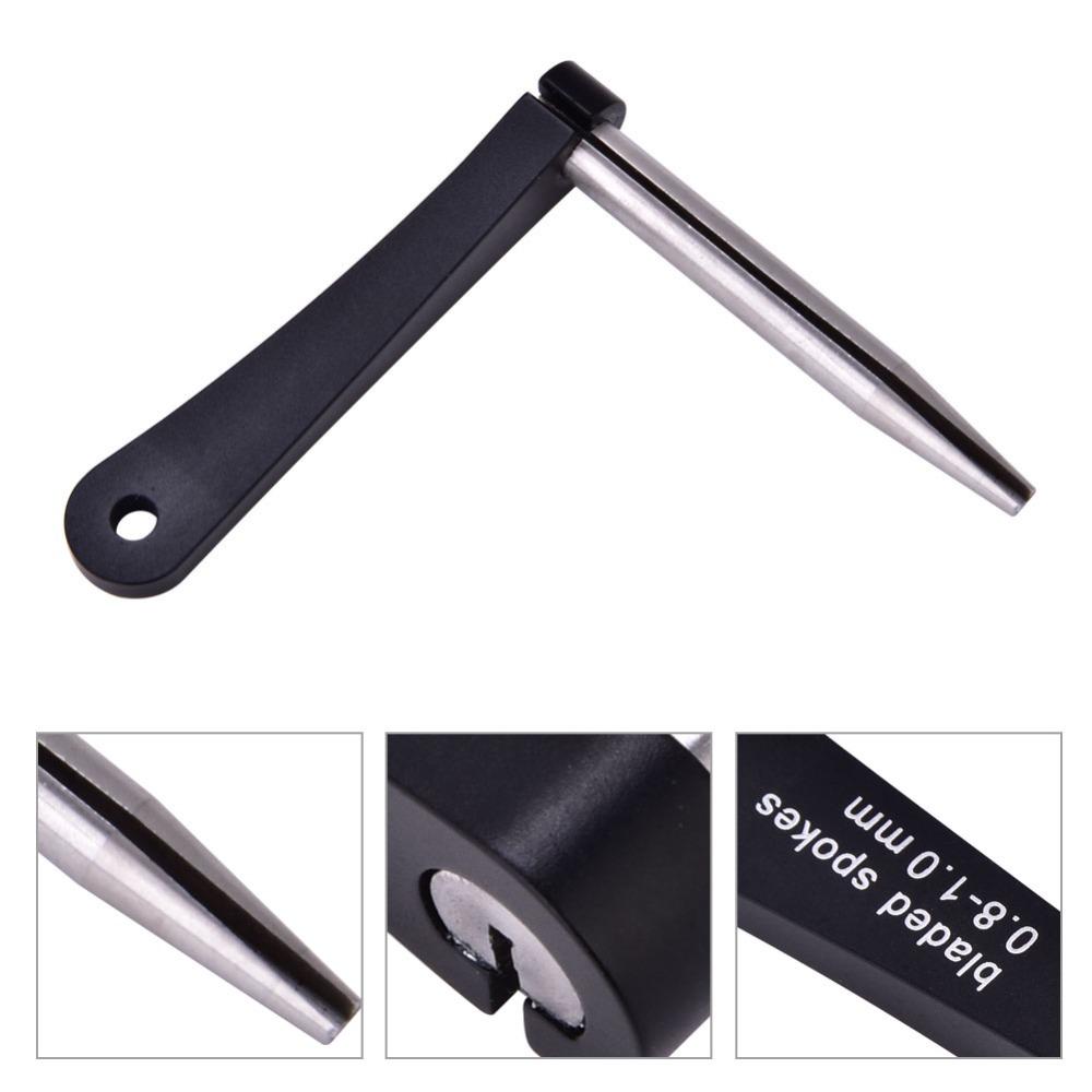 Black Wheel Spoke Holder Tool 0.8mm To 1.0mm Bike Spoke Holder  Bicycle Maintenance