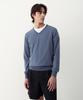 Jeilium Allen Summer Essential V-Neck Knit Blue (Dry Touch)