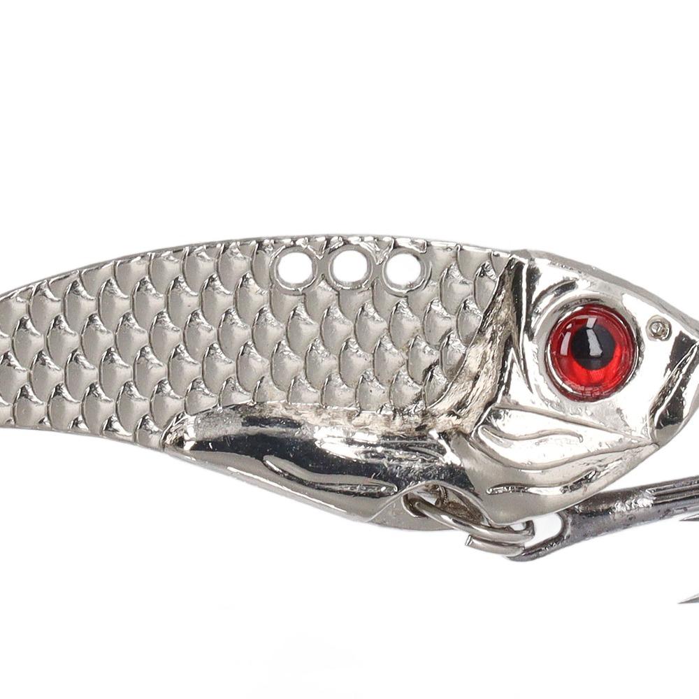 5PCS VIB Fishing Blade Lure Metal Fishing Lures Durable Swimbaits Crankbaits  For Trout