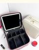 New 2025 LED Mirror Makeup Bag: Large-Capacity, Portable, Hanging Suitcase Storage for Women
