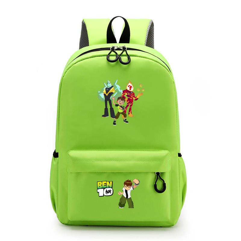 Ben 10 Kids School Backpack With Breathable Lightweight Polyester For Middle School Students