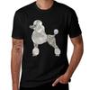 Luxury Pearl and Abalone Poodle T-Shirt Simple Casual Tee Shirt