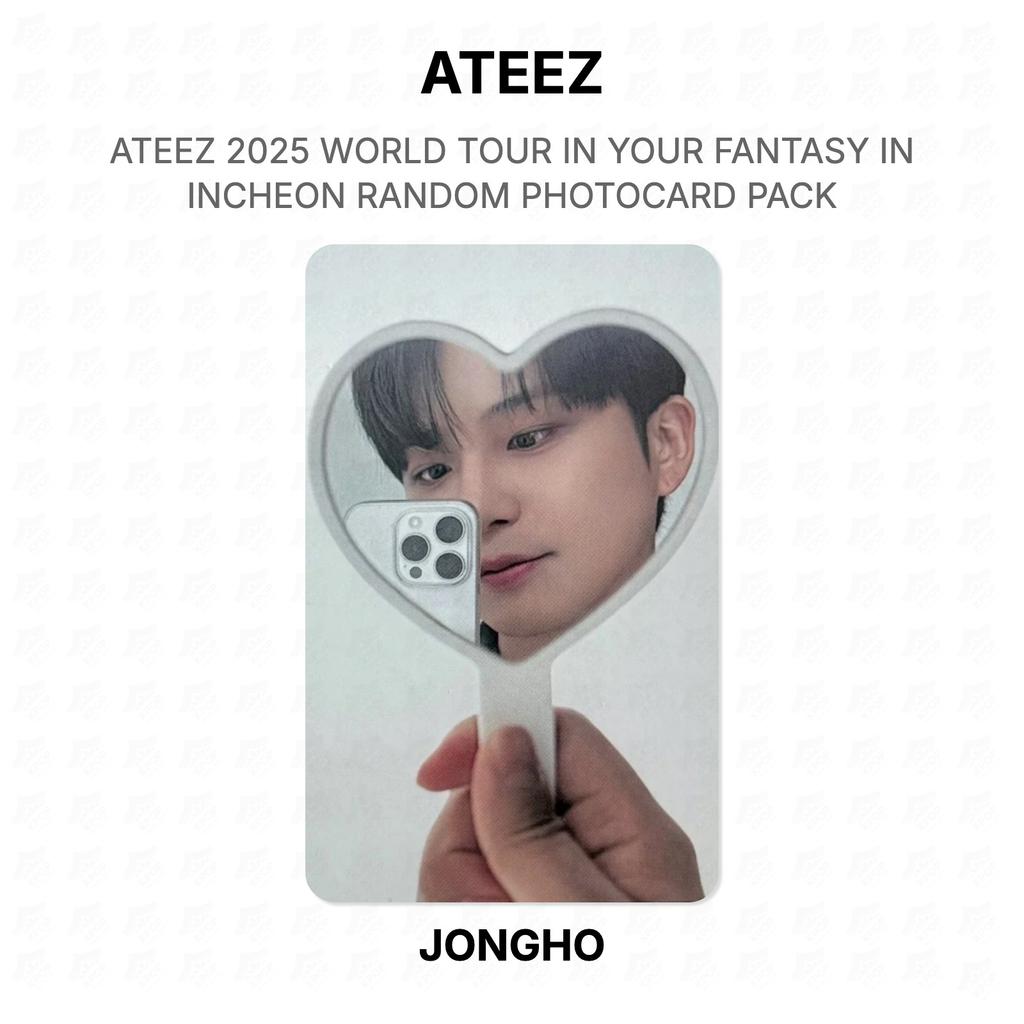 ATEEZ 2025 WORLD TOUR IN YOUR FANTASY IN INCHEON RANDOM PHOTOCARD PACK Official Photocard