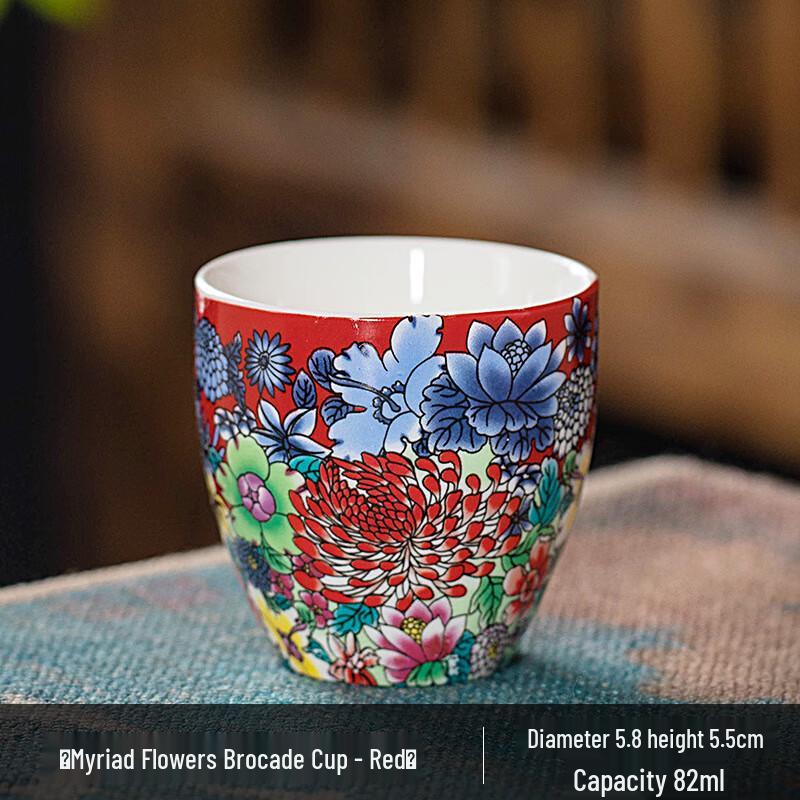 Chaxun Enamel Ceramic Master Tea Cup