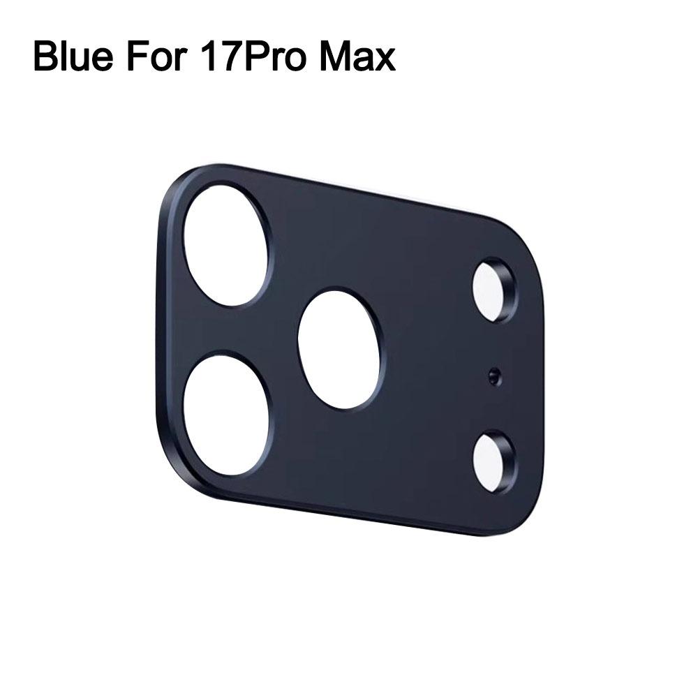 Aluminum Metal Lens Protector Full Cover Orange Camera Lens Cover Anti Scratch HD for iPhone 17Pro/17 Pro Max