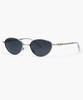 Likkeullou Rc Stainless Steel Epoca F Folder Sunglasses Black