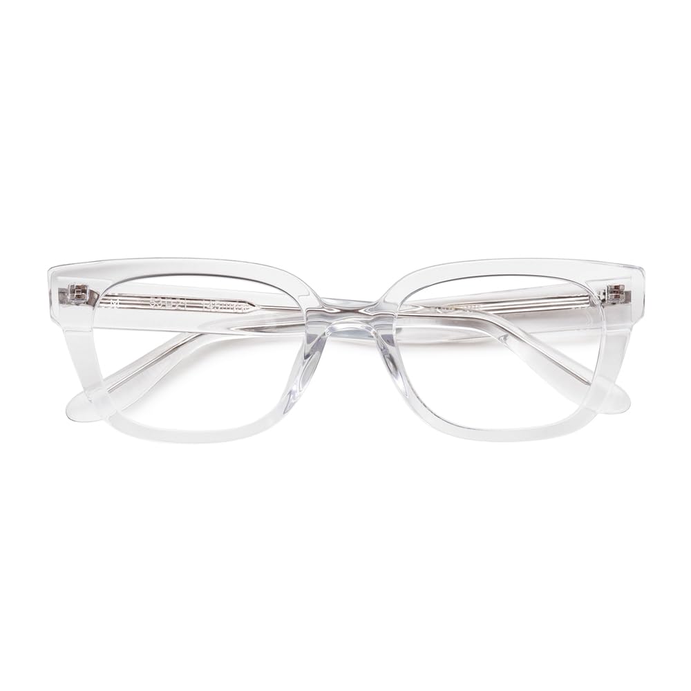 Modern Classic Atlas Standard UV Modakura X Blue Light Sabae Design Brand [MODERN CLASSIC] Sunglasses, Protection, Unisex, (Clear Clear), UV400, Cut,