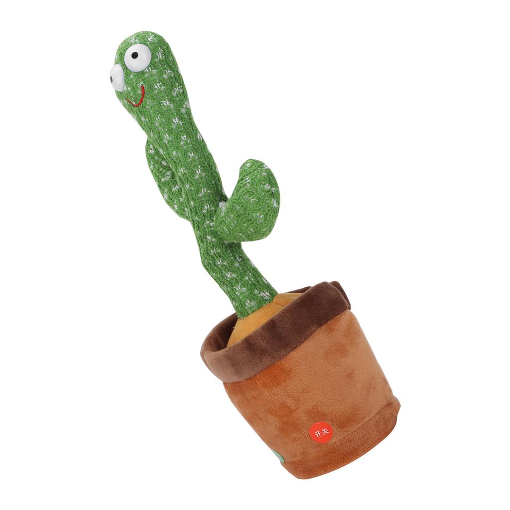 Cute Electric Cactus Plush Doll Funny Twist Dancing Recording Toy Cactus Plush Toy