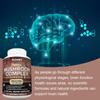 Mushroom Complex 120 Capsules Brain Support Increase Memory Immune Focus Health