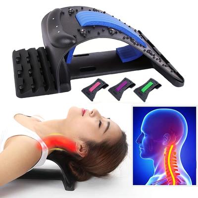 Neck and Shoulder Relaxer, Cervical Traction Device Acupressure Neck Shoulder Back Support Massage Board, Neck Stretcher Massag