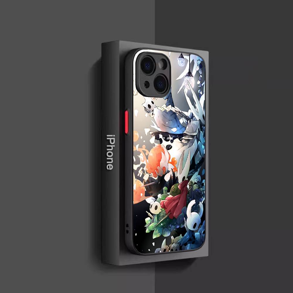 Game H-Hollow K-Knight Phone Case For IPhone 16 15 14 Plus 15 13 12 11 Pro Max X XS MAX Matte Cover