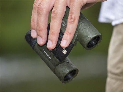 OM SYSTEM/Olympus 8x25 Binoculars, Compact, Lightweight, Waterproof, Green, 8X25WP II GRN