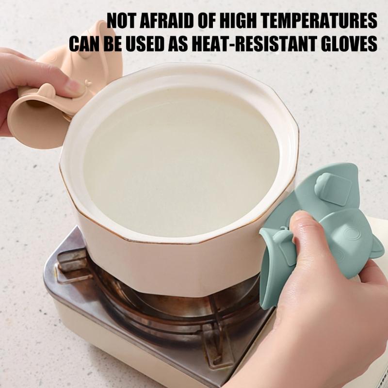 Pack Of 3/4 Cats Shape Silicone Cup Lid With Tea Bag Holders And Phone Stand Function For Hot Beverages