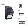 Solar Lamp LED Outdoor IP65 Waterproof Lights Working Mode Adjustable Motion Sensor Wall Lamps for Yard Garden External Lighting