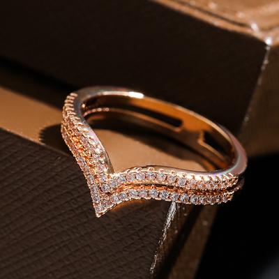 Irregular Geometric Shaped, Versatile Women's Ring Accessory