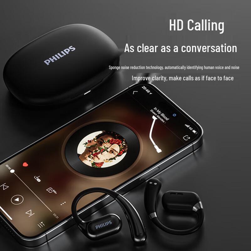 Philips TAT3739 Wireless Bone Conduction Sports Headset