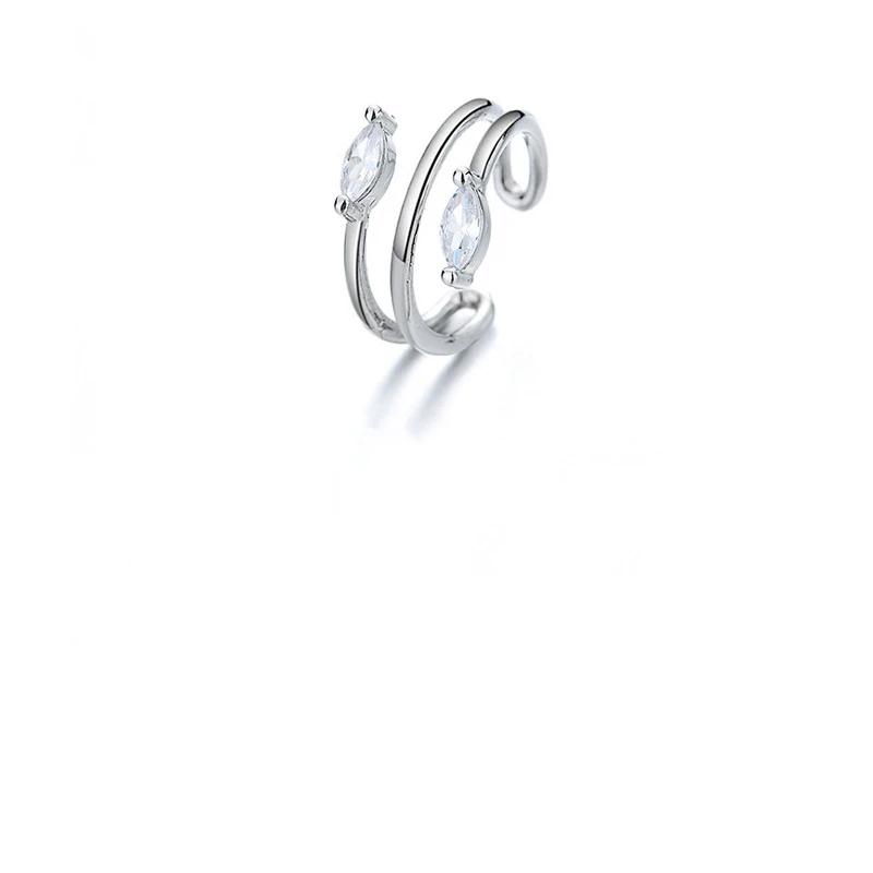 1 pcs Charming Line Zircon Clip On Earrings Ear Cuff Without Piercing Earrings Jewelry